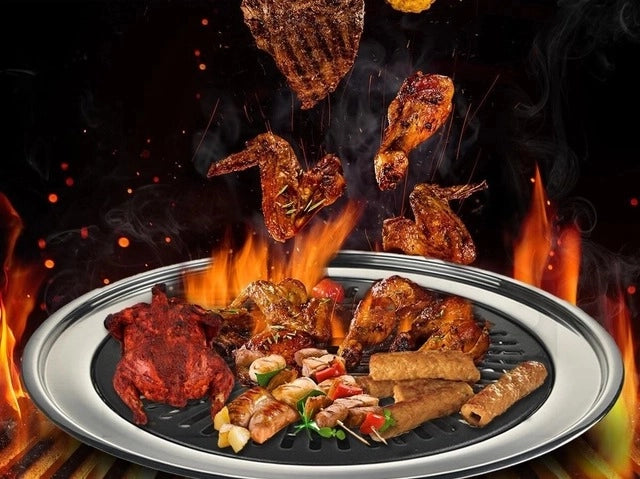 Smokeless Indoor Tandoor Gas Grill
